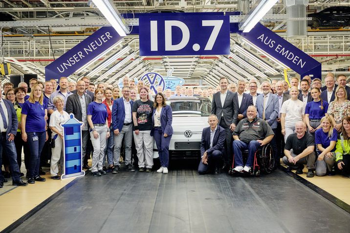 Volkswagen fährt Produktion des ID.7 hoch
